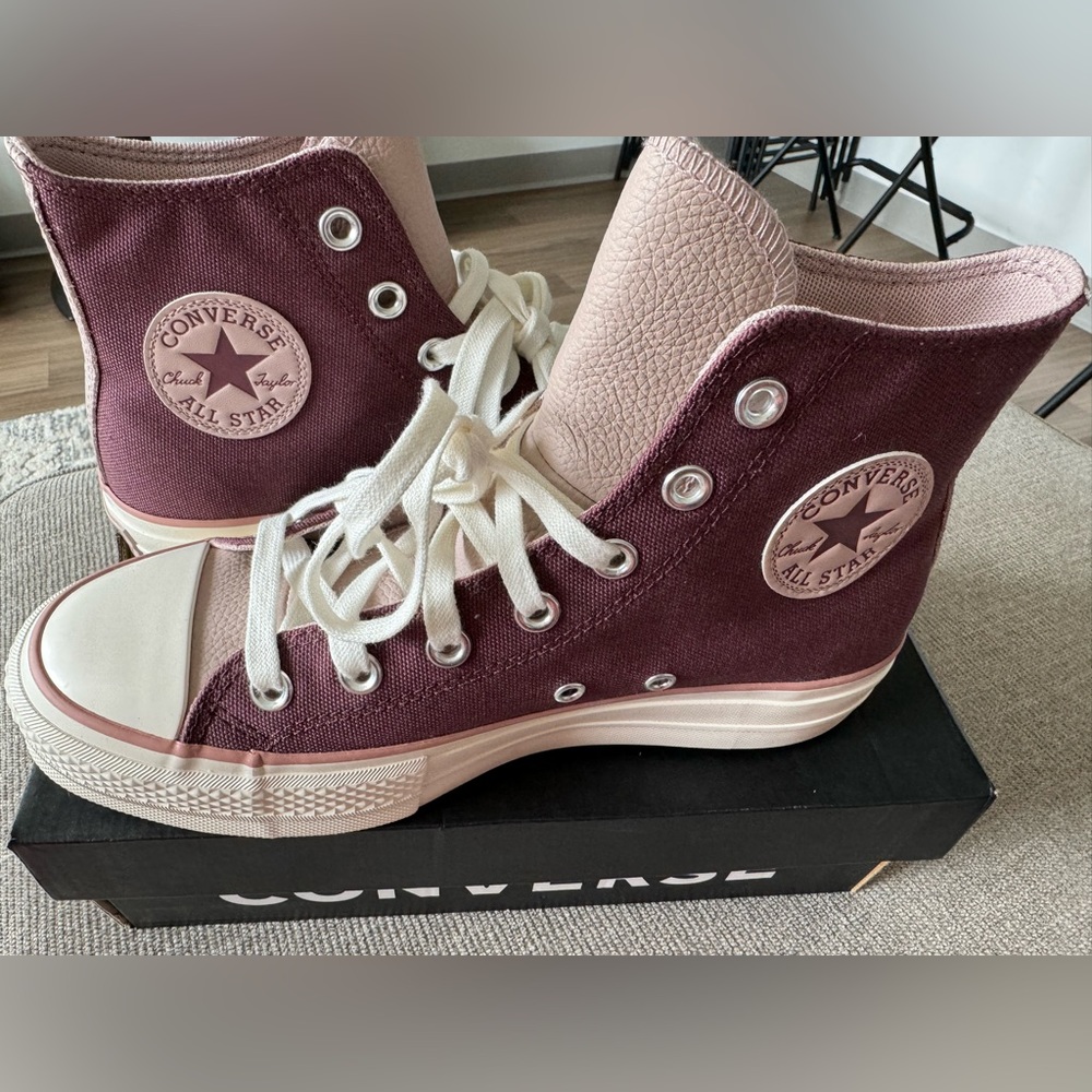Converse Purple High Tops Women’s